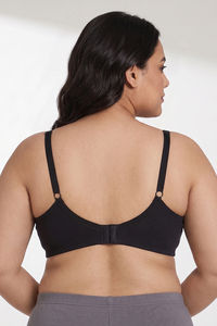 Zivame True Curv Double Layered Non Wired Full Coverage Super Support Bra - Tap Shoe — thumbnail 4